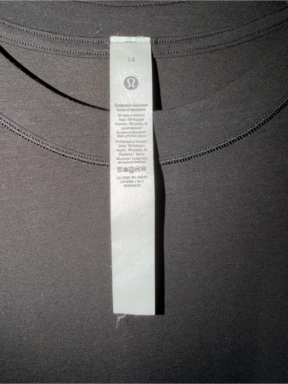 lululemon athletica Black Women's Tank Top